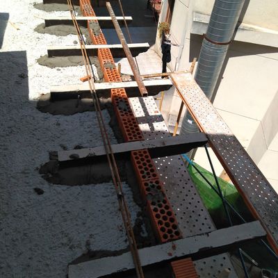 Colocación de canecillos