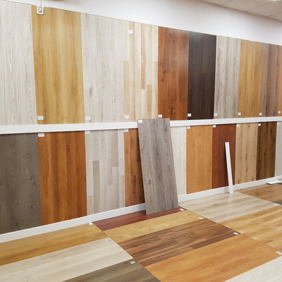 Exposición de la tienda