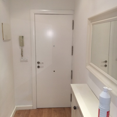 Puerta entrada lavada