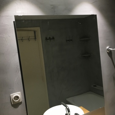 Renovar sin obra Microcemento sobre azulejos