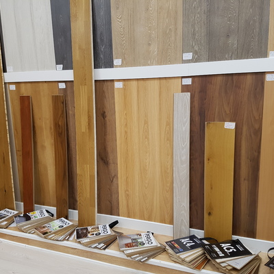 Exposición de la tienda