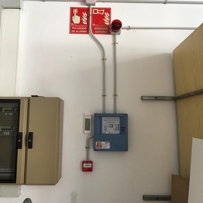 Detección de incendios en carpintería