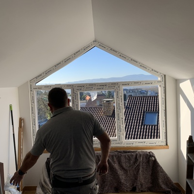 Trabajando con buen tiempo