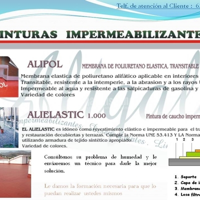 Impermeabilizaciones, Productos Químicos, Impermeabilización