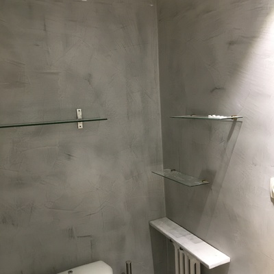 Renovar sin obra Microcemento sobre azulejos