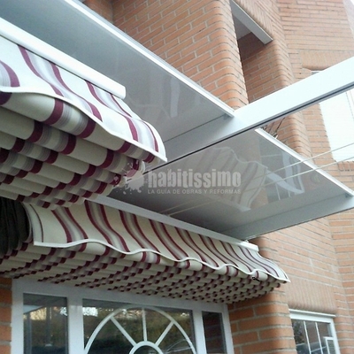 Toldos planos correderos para pérgolas