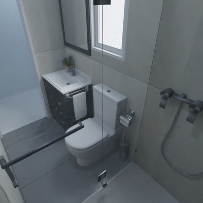 Render baño Carmelo