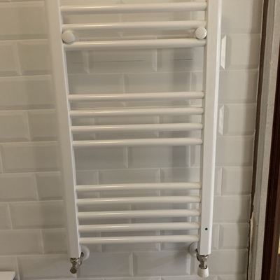 Modificación de radiador a radiador toallero