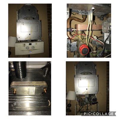 Reparación caldera y revisión