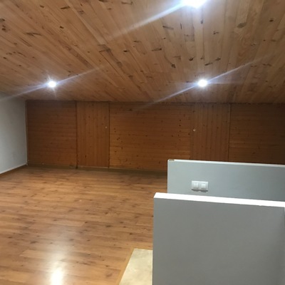Iluminación en buhardilla e instalación de radiador.