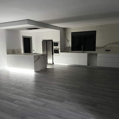 Iluminación indirecta de cocina led