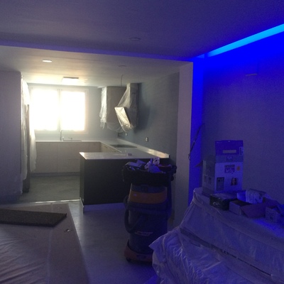 Reforma salón cocina