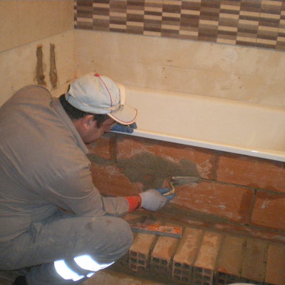 hacer un lavabo con bañera