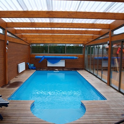 A6 cubierta de madera