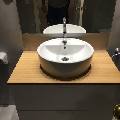 Renovar sin obra Microcemento sobre azulejos