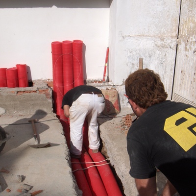 Acometida general eléctrica hotel