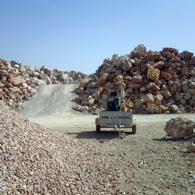 acopios material en bruto