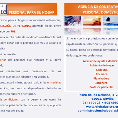 Agencia de Contratación de Personal Doméstico