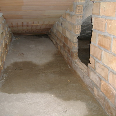 Agua en forjado