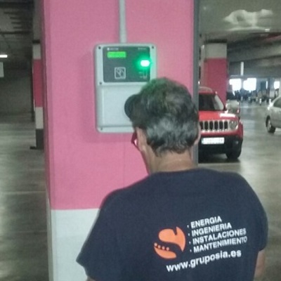 Punto de Carga para vehículo eléctrico