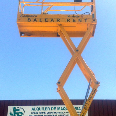 Alquiler de plataformas elevadoras
