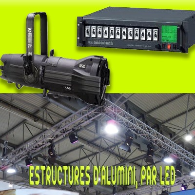 Alquiler focos recorte y dimmers