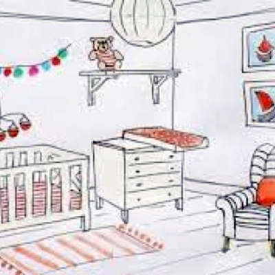 Alzado habitación Bebé