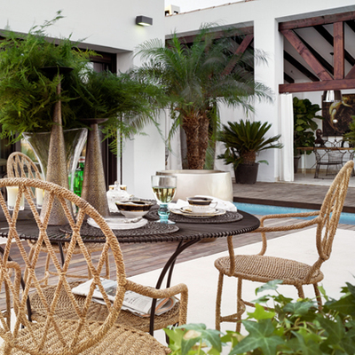 Ambiente de jardín.