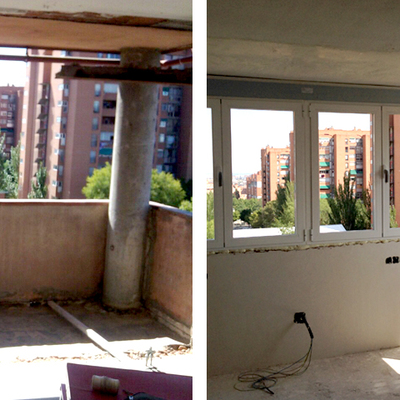 Ampliación de dormitorio con terraza