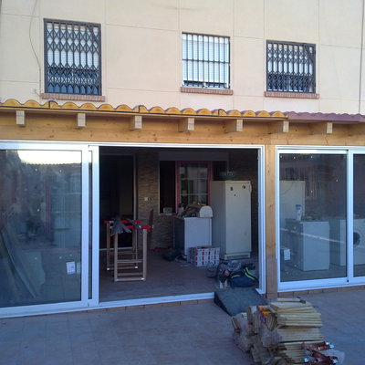 ampliacion de salon en terraza