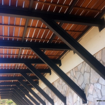 Ampliacion de terraza con tarima de iroko 