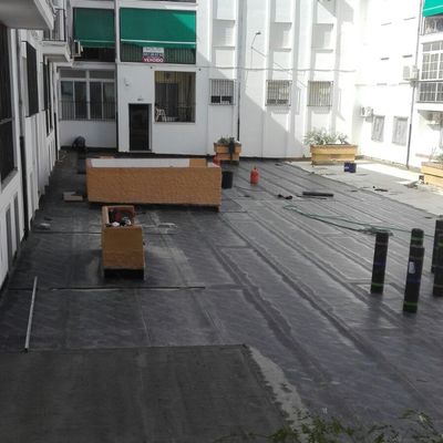 IMPERMEABILIZACIÓN PLAZA ANTES