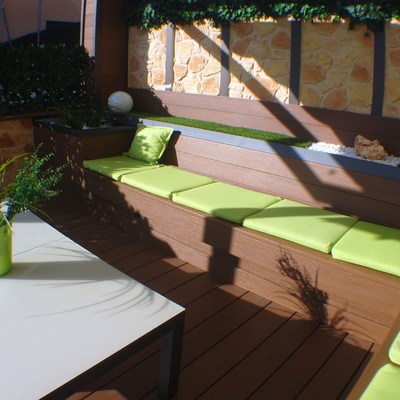 Gran terraza volada. Chalet Segovia. (2011)