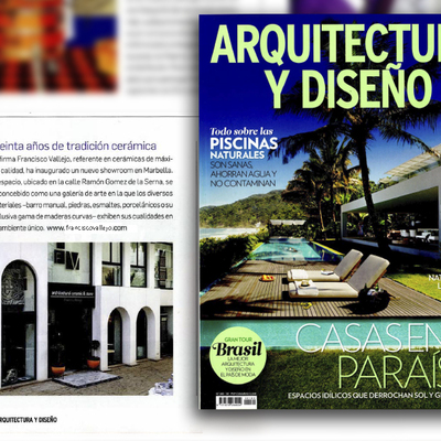 Apariciones en prensa. Arquitectura y Diseño