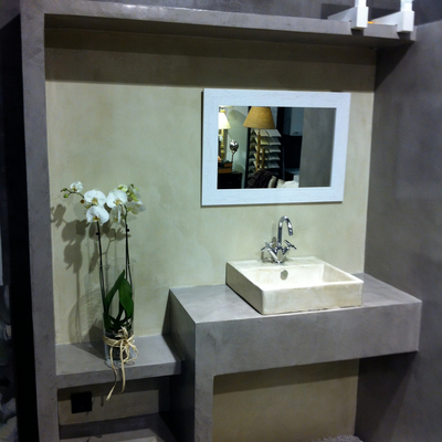 aplicación microcemento en exposición