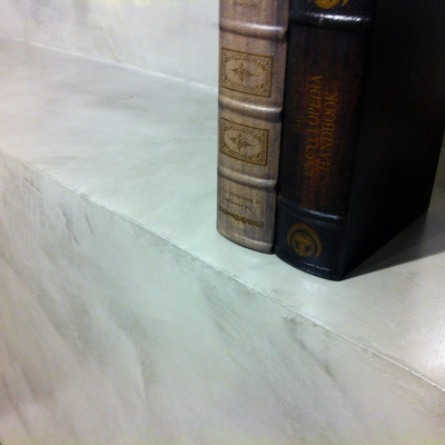 aplicación microcemento en exposición