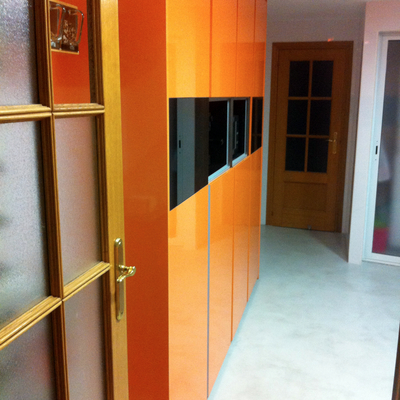 Aplicación microcemento en suelo cocina