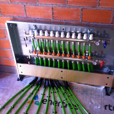 Armario colectores suelo radiante