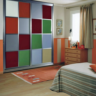 Armario corredera vidrios lacobel