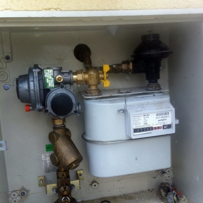 Armario de contador de gas