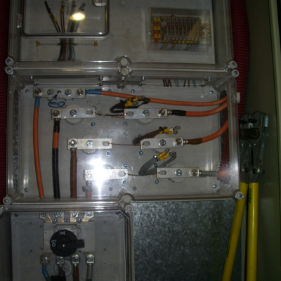 Armario de contadores medida indirecta