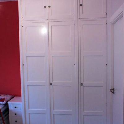 Armario empotrado Blanco.