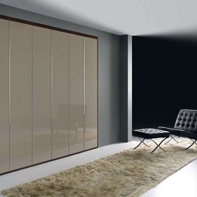 armario puertas cristal moka