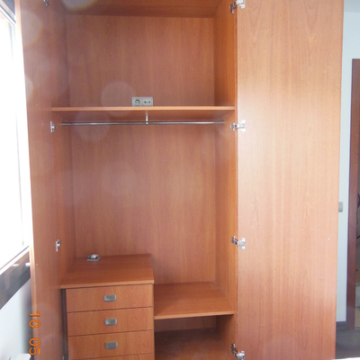 Vestidor en melamina