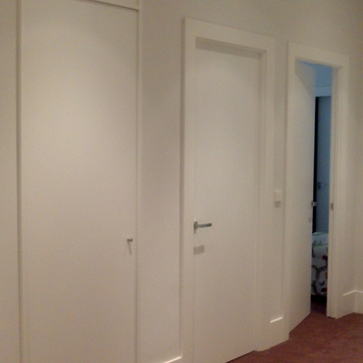 armario y puertas lacadas