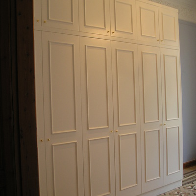 Armario lacado blanco mate