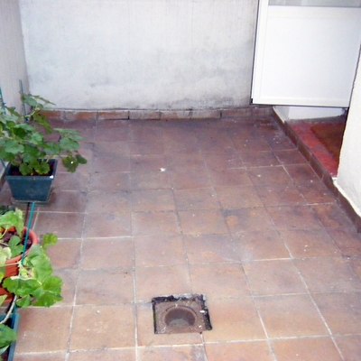 arreglo de patio interior "antes"