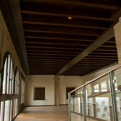 Artesonado museo taurino de Córdoba