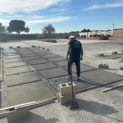 Impreso combinado con césped