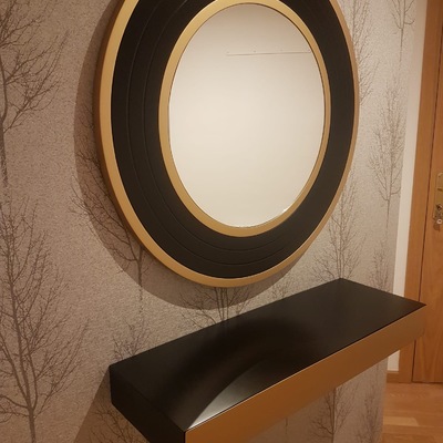 RECIBIDOR MÓDULO COLGADO Y ESPEJO